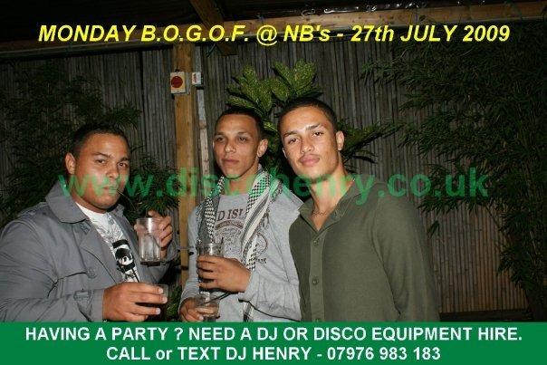 A BOGOF night out at Rev's and NB's in Bridge Street back in July 2009