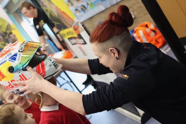 Rosie from Oracle Red Bull Racing inspiring F1 drivers of the future