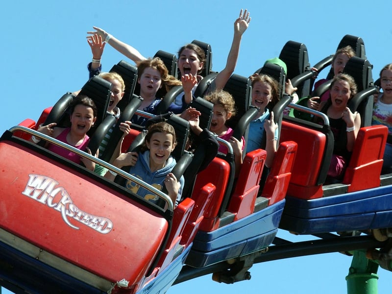 Opening day on the roller coaster, 2008