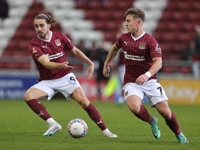 Also good to have him back and he did give Cobblers a bit more presence up top... 6