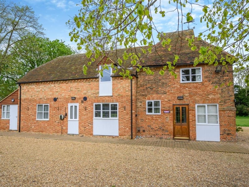 This is the Coach House: There is planning permission to be used as a three-bedroom self contained annex, but it is a gym at the moment