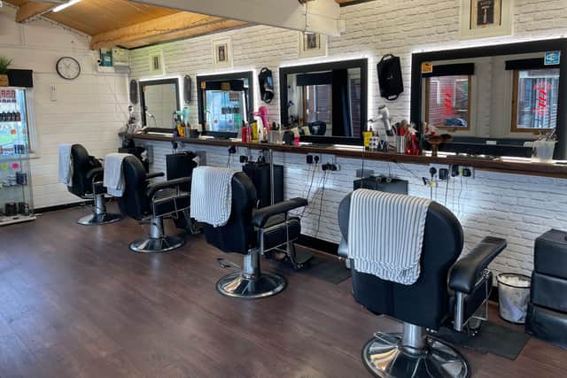 G’s Barbers, located in Billing Garden Village, is a female-owned venture offering all aspects of gents barbering services – from haircuts to face shaves.