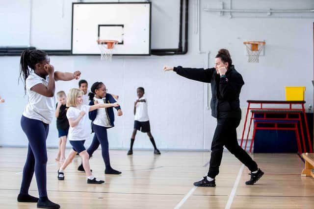 Chantelle wants to play a role in the progress of the next generation of boxers in Northampton. Photo: Kirsty Edmonds.