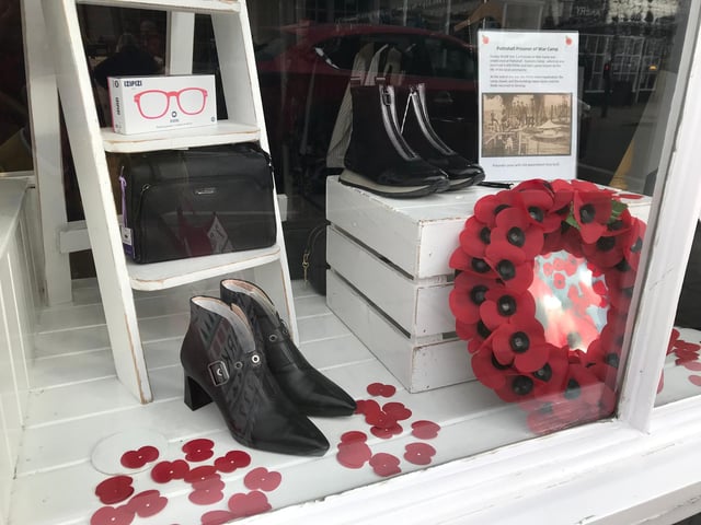 Window display at Molly & Co.