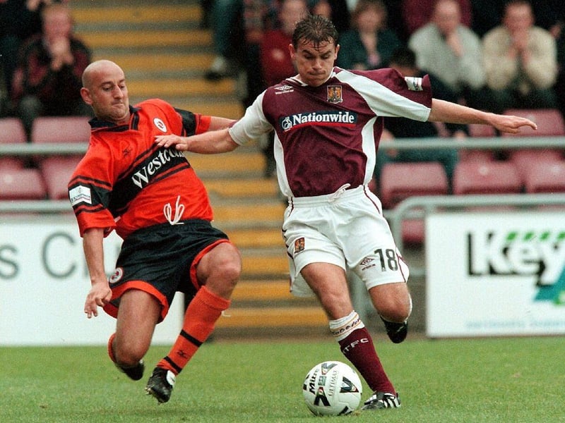 August 26th, 2000, Division Two - Northampton 2 (Forrester 2) Reading 0