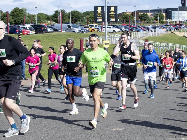 Runners taking part in the 2022 event.