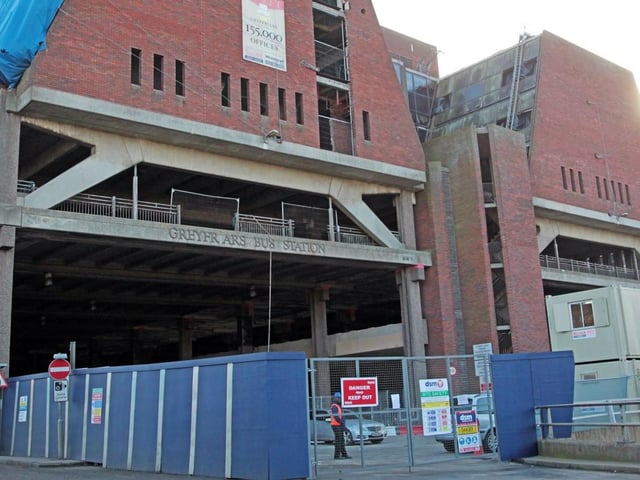 Opened in 1976, Greyfriars became one of the town’s biggest, ugliest and most recognisable landmarks until it was reduced to rubble in a spectacular demolition in March 2015.