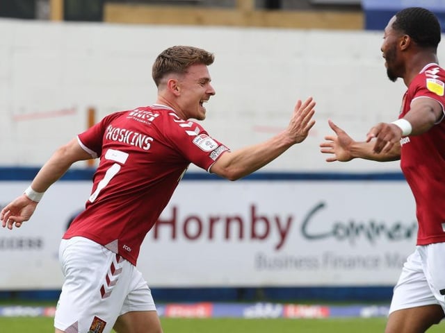 Electric in the opening 30 minutes when he seemingly put Cobblers on course for promotion. Precise finish opened the scoring and then in the right place to convert a second, his 13th of the season... 8 CHRON STAR MAN