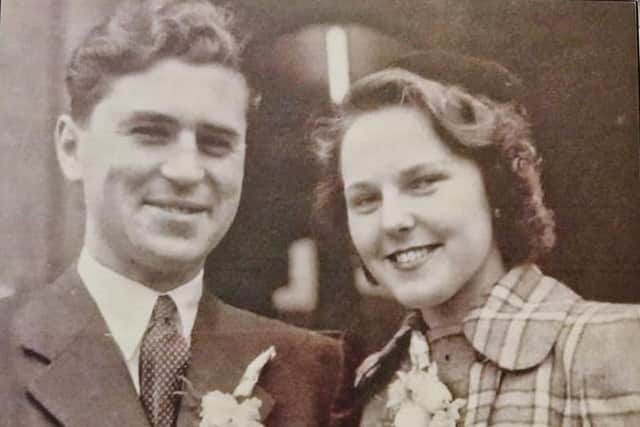 John and Marion Cater on their wedding day/UGC