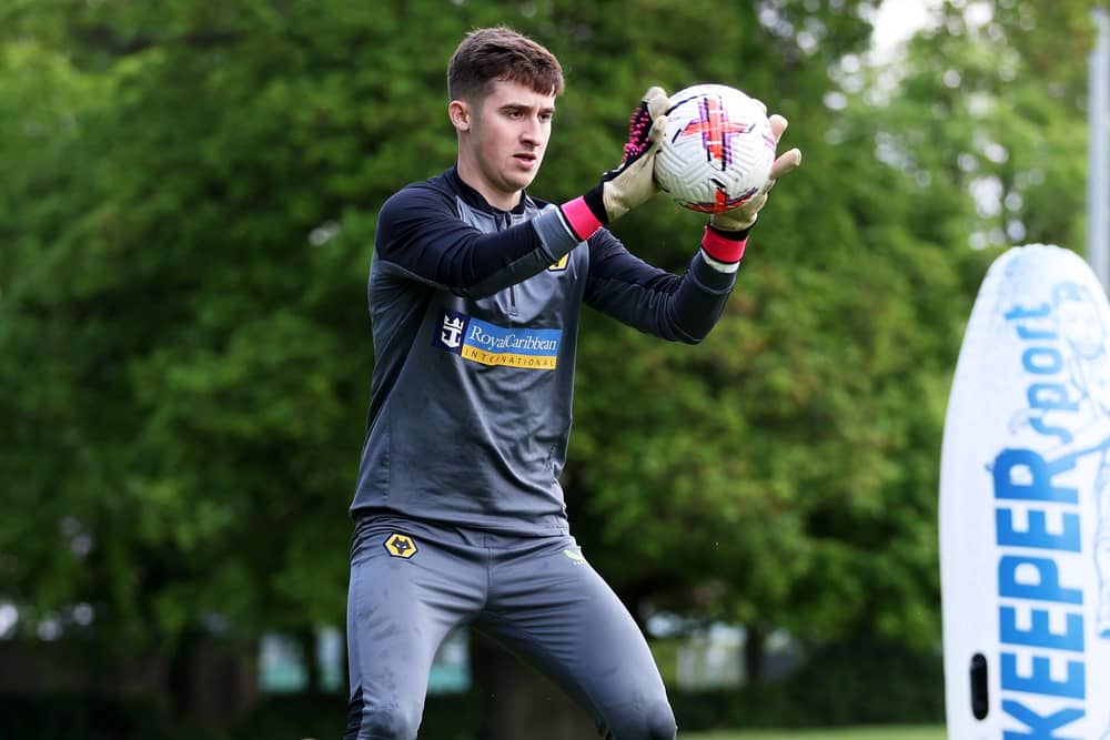 Cobblers loan signing Louie Moulden (Picture: Jack Thomas - WWFC/Wolves via Getty Images)