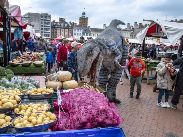 Dinosaur Day, Northampton Market Square.