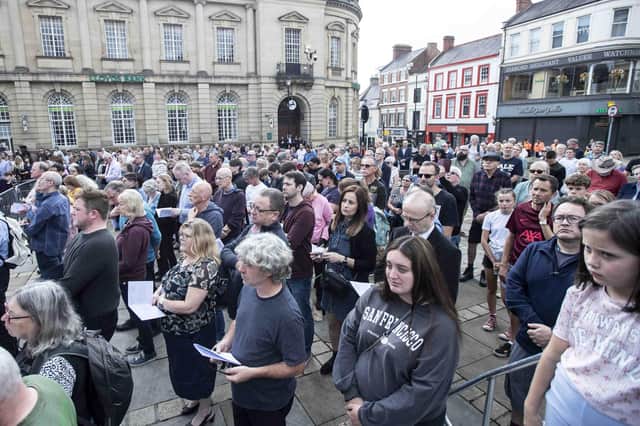 The proclamation took place on the steps outside All Saints Church in Northampton on Sunday (September 11). Hundreds gathered to witness the historic ceremony.