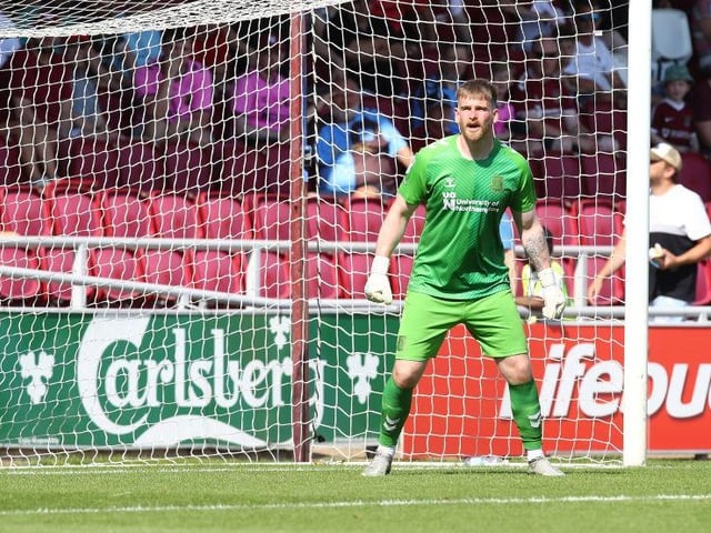 He's made at least one exceptional save in each league game so far and there was another one to somehow deny Umerah from close quarters here. Also did brilliantly to keep out the initial header before Hartlepool's first-half equaliser... 7.5