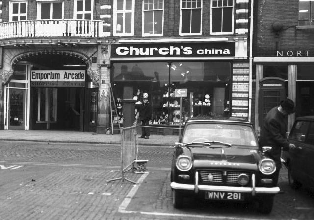 Emporium Arcade, The Parade, Market Square, Northampton, February 8, 1971