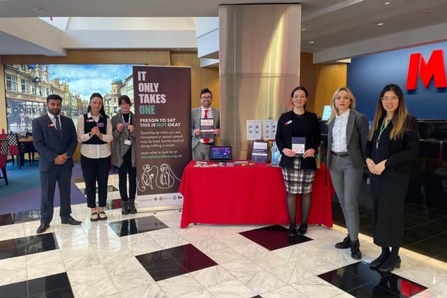 Northampton Metro Bank hosts no violence to women event