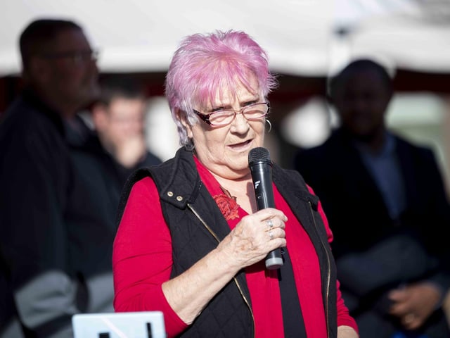 George Murray - a well-known Northampton homeless man - was remembered at a service on Sunday (October 9) in Market Square.
