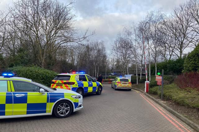 Police were called to Pavilion Drive in Brackmills on Wednesday February 1.