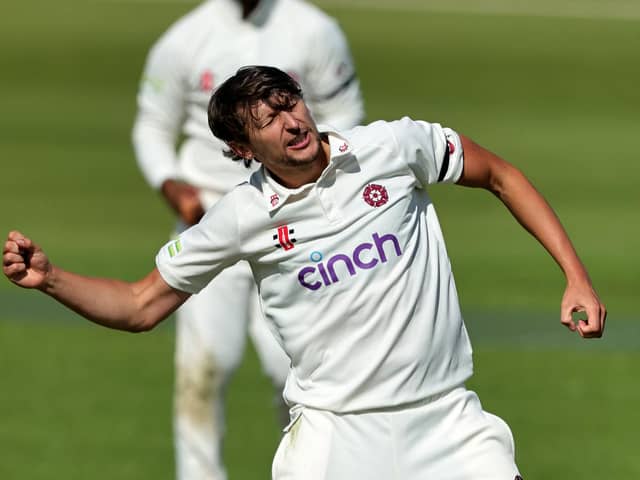 Jack White took three wickets for Northants (photo by David Rogers/Getty Images)