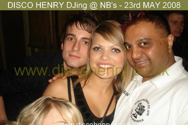 Nostalgic pictures from a Friday night out at NB's