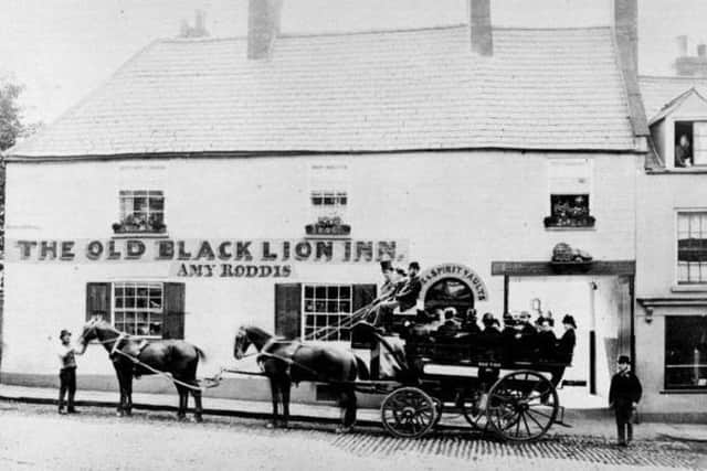 A late nineteenth Century picture of the Grade II listed pub