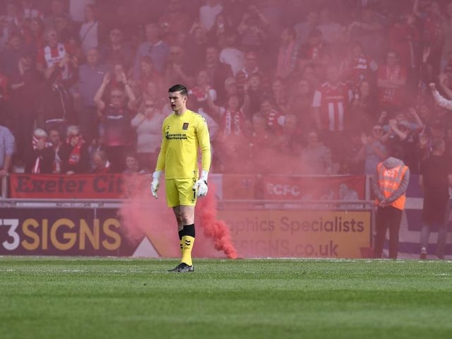 Seems to pull one outstanding save out of the bag every game these days and he did so again here, making himself big to brilliantly block from Dieng early in the second-half. Kicking was wayward at times... 7