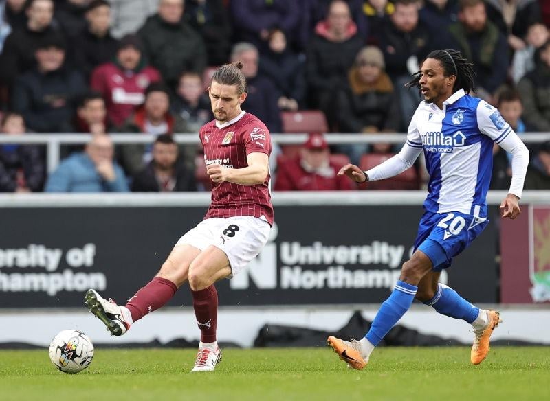 His first league start of the season and he grew into the contest. Made decisive contributions at both ends of the pitch, clipping a lovely ball over the top for Brough to score the first goal before he denied Martin an almost certain goal with a vital header in his own box... 7.5
