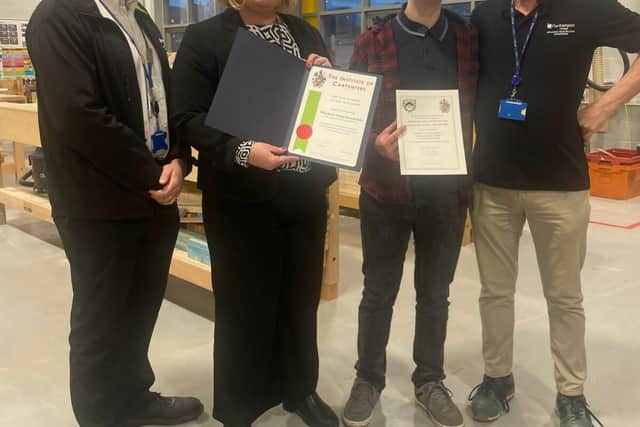 Michail with his IoC award