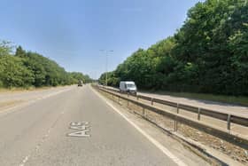 The collision happened on the eastbound carriageway of the A45 between Billing and Earls Barton.