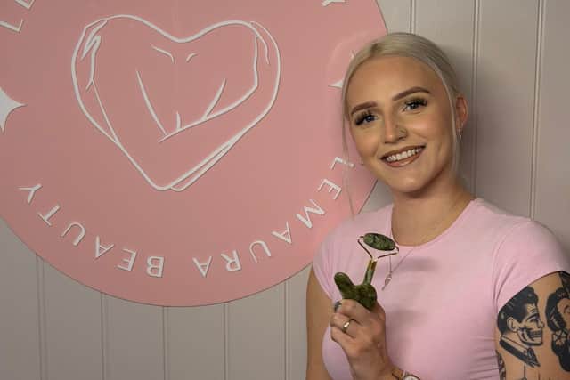 Lauren Moore worked as a barber for seven years before setting up Lemaura Beauty at the start of the year, located inside Pin Up Hair & Co. on Birchfield Road East.