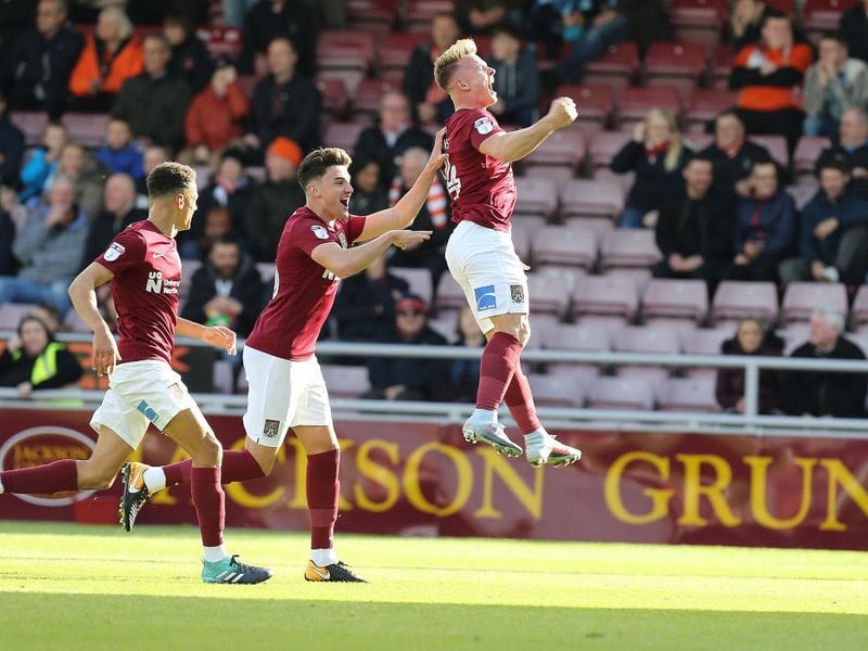 October 28th, 2017, League One - Northampton 1 (Hoskins) Blackpool 0