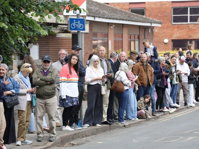 Kettering town centre: crowds line town centre to welcome The Royal Anglian Regiment for Armed Forces Day parade /National World