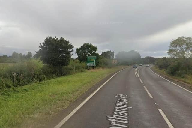 The collision happened on the A508 near Cosgrove.