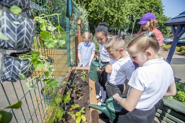 Briar Hill Primary School unveiled its new garden on Friday (June 9) to promote the importance of green space for children.