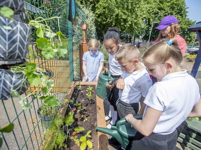 Briar Hill Primary School unveiled its new garden on Friday (June 9) to promote the importance of green space for children.