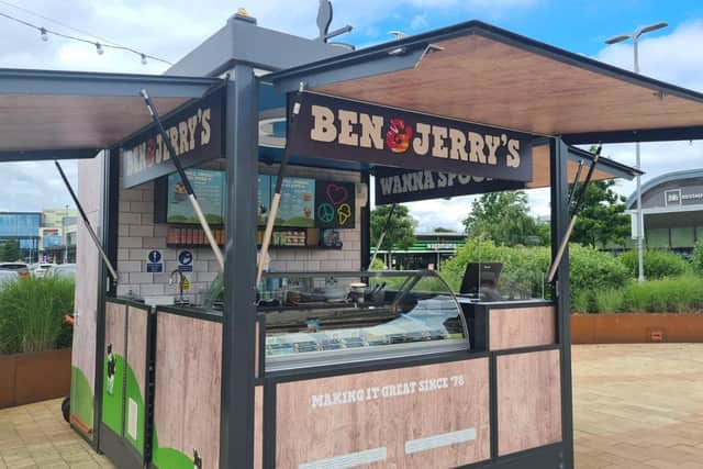 Ben & Jerry's has opened a pop-up unit at Rushden Lakes