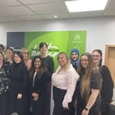 Members of Youth Employment UK team together with Greencore team