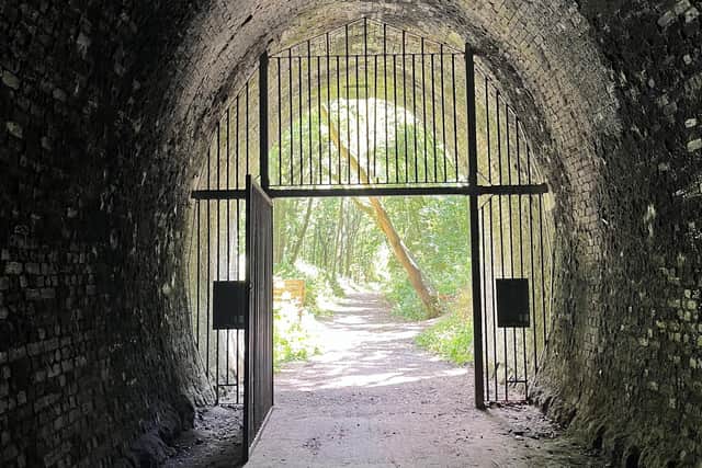 The trek, which will pass through Kelmarsh Tunnel (pictured), will raise funds for a residential trip hosted by the Calvert Trust. If over £12,000 is raised, over 12 visually-impaired individuals will be able to go on a “trip of a lifetime” with the Calvert Trust.