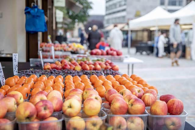 All stallholders are open for business at the market, ahead of the full reopening on October 19 and 20. Photo: Kirsty Edmonds.