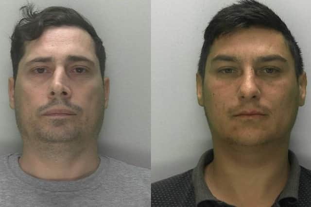 Left: Albert Johnson. Right: Clinton Bowen.