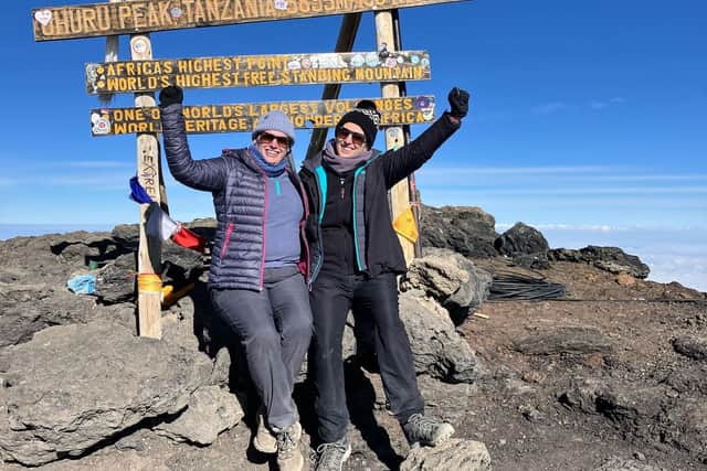 Jess raised £1400 for Northamptonshire Mind climbing Mount Kilimanjaro