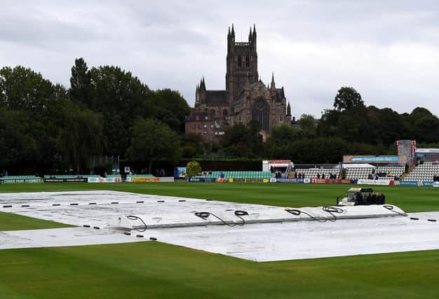 There was no action at New Road on Saturday afternoon