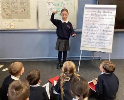 Rothwell pupils' 'Talk for Writing'