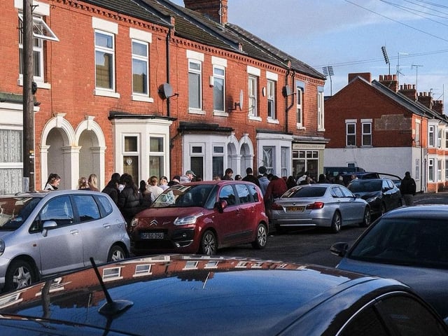 The popular sandwich shop had given all the sandwiches away by 11.30am, just two-and-a-half hours after opening to a queue of people.