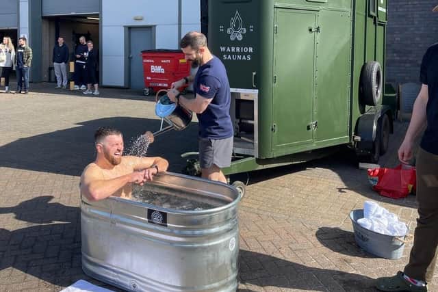 The 22-year-old realised the importance of the recovery side of fitness, which saw him introduce saunas and ice baths more than half-a-decade after the launch of the business.