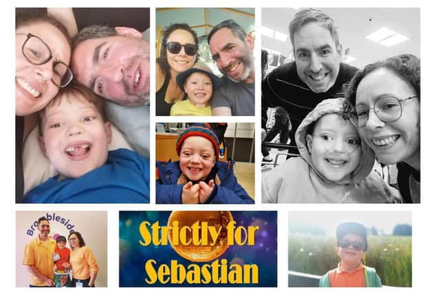 Lindsay and Gregg Nunney with Sebastian Nunney who died after losing his battle with childhood cancer neuroblastoma/Team Sebastian