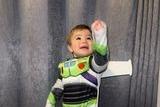 Hugo 20 months as Buzz Lightyear.