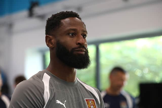 Janoi Donacien joined his new team-mates for testing on Friday
