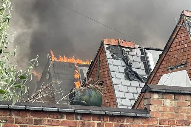The fire service was called to Bective Road on Sunday July 2. Photo: Anthony Ward.
