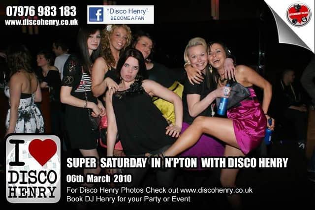 Nostalgic pictures from a March night out in town 13 years ago
