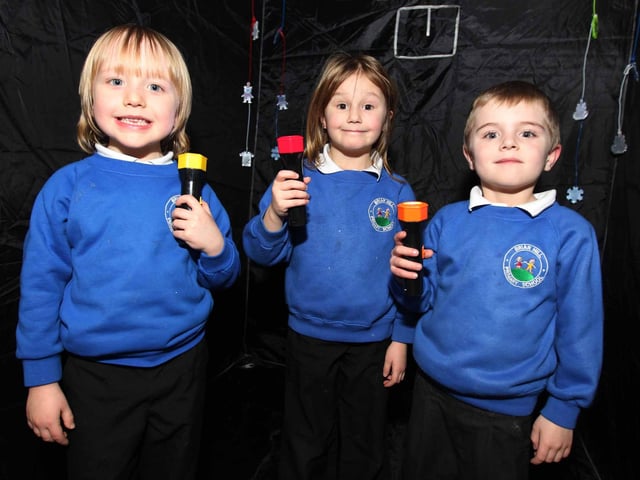 A science day at Briar Hill Primary School with children taking part in events such as making rockets, parachutes and learning about the earth, moon and sun.